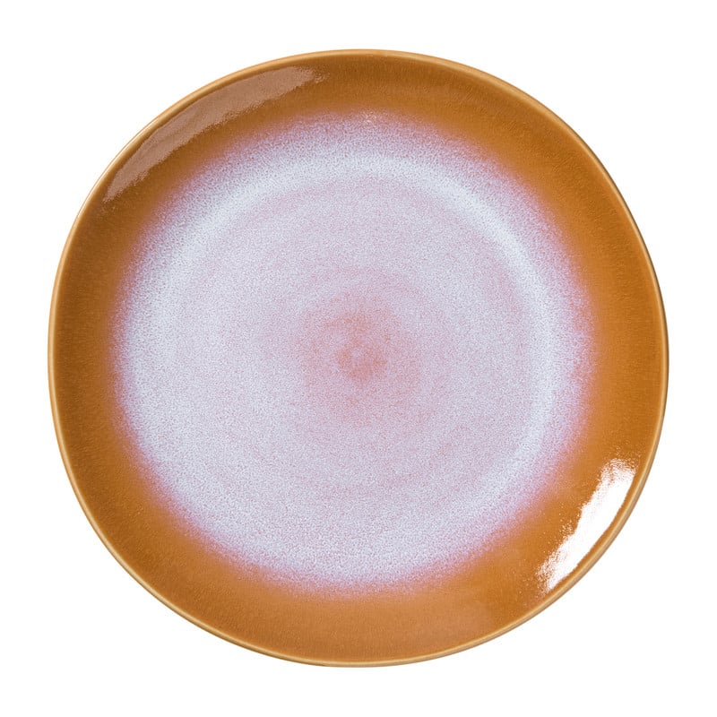 Ontbijtbord roots - oranje - ø22x2.5 cm