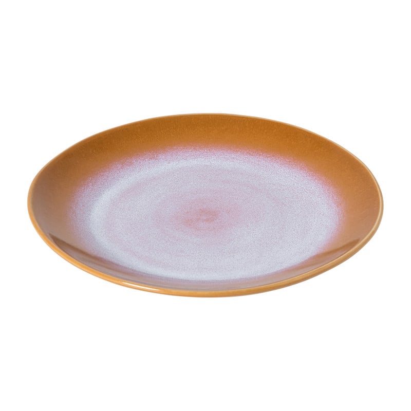 Ontbijtbord roots - oranje - ø22x2.5 cm