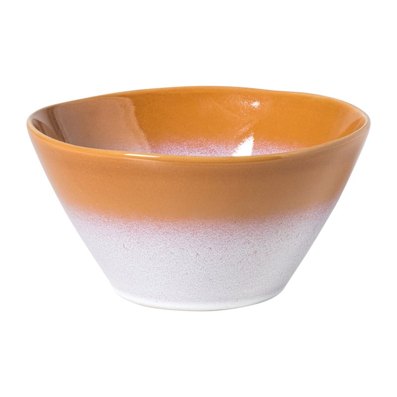 Xenos Schaaltje roots middel - oranje - &oslash;15.7x8.2 cm