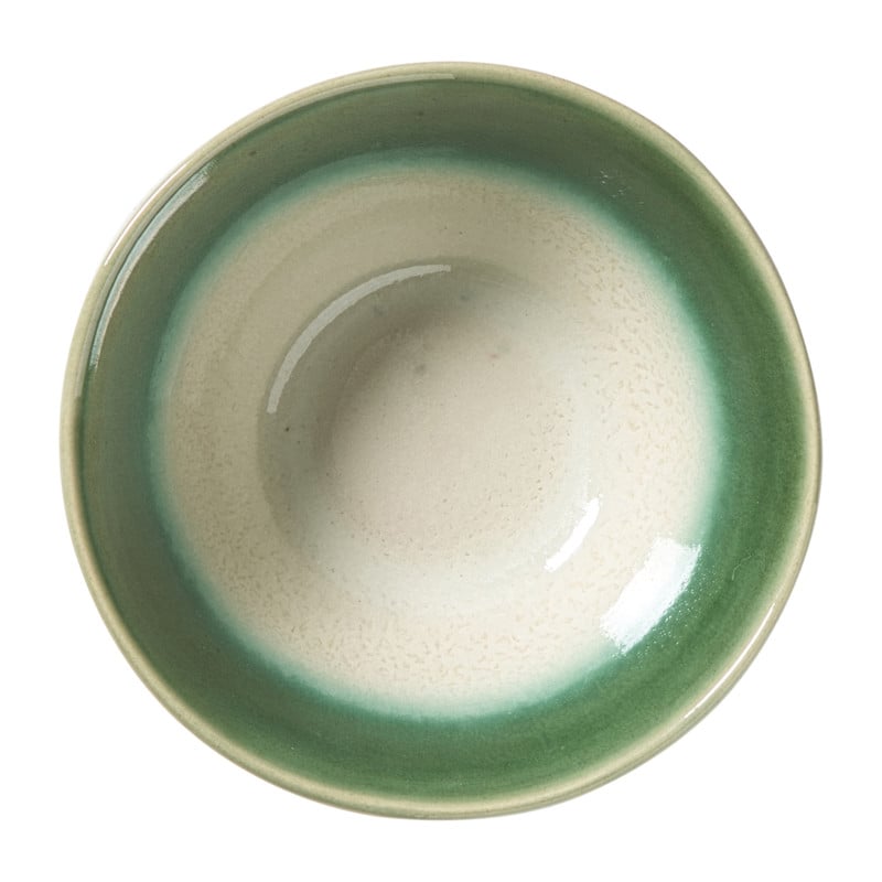 Schaaltje roots klein - donkergroen -ø8.5x4.5 cm