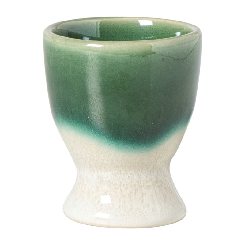 Eierdopje roots - donkergroen - ø5x5.9 cm