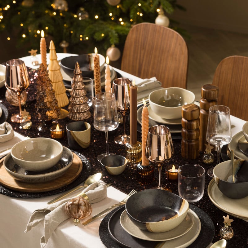 Ontbijtbord fuji - beige - ø21x2.1 cm