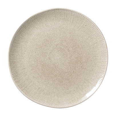 Dinerbord fuji - beige - ø27.5x2.4 cm