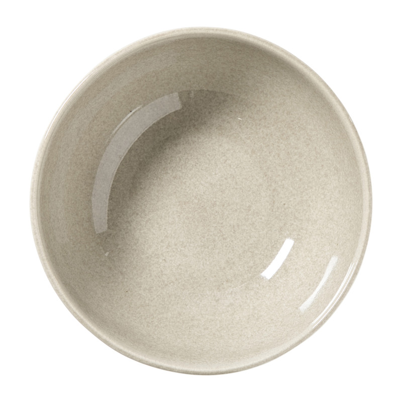 Schaal fuji - beige - ø17x6 cm