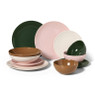 Serviesset 16-delig - roze - 4 persoons