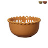 Schaaltje met bolletjesrand - ø12.2x6.3 cm - diverse varianten