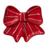 Schaaltje strik - rood/wit - 1.5x12x10 cm