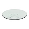 Ontbijtbord glas - transparant -ø20x2 cm