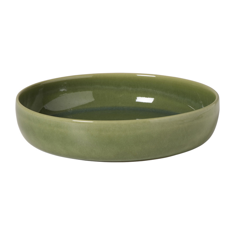 Diep bord Lisbon - groen - ø19.5x4.5 cm