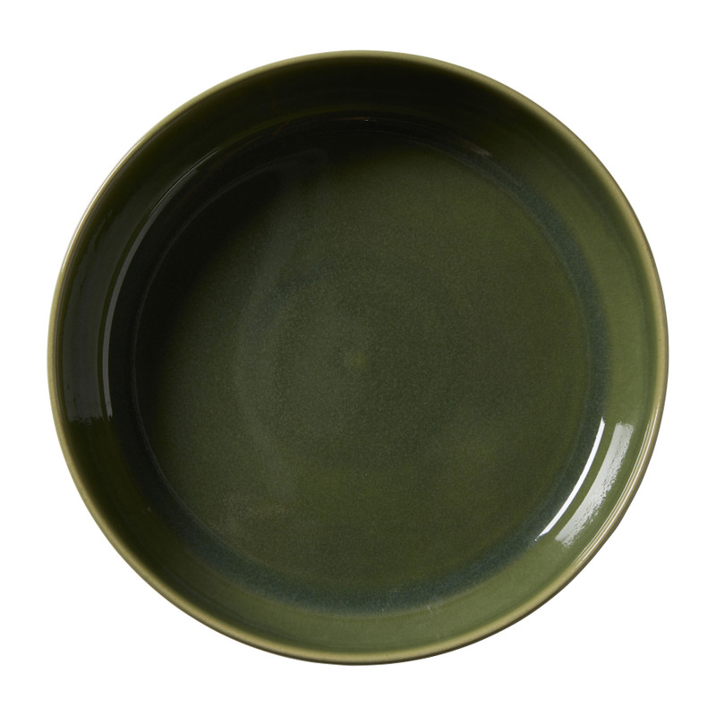 Diep bord Lisbon - groen - ø19.5x4.5 cm