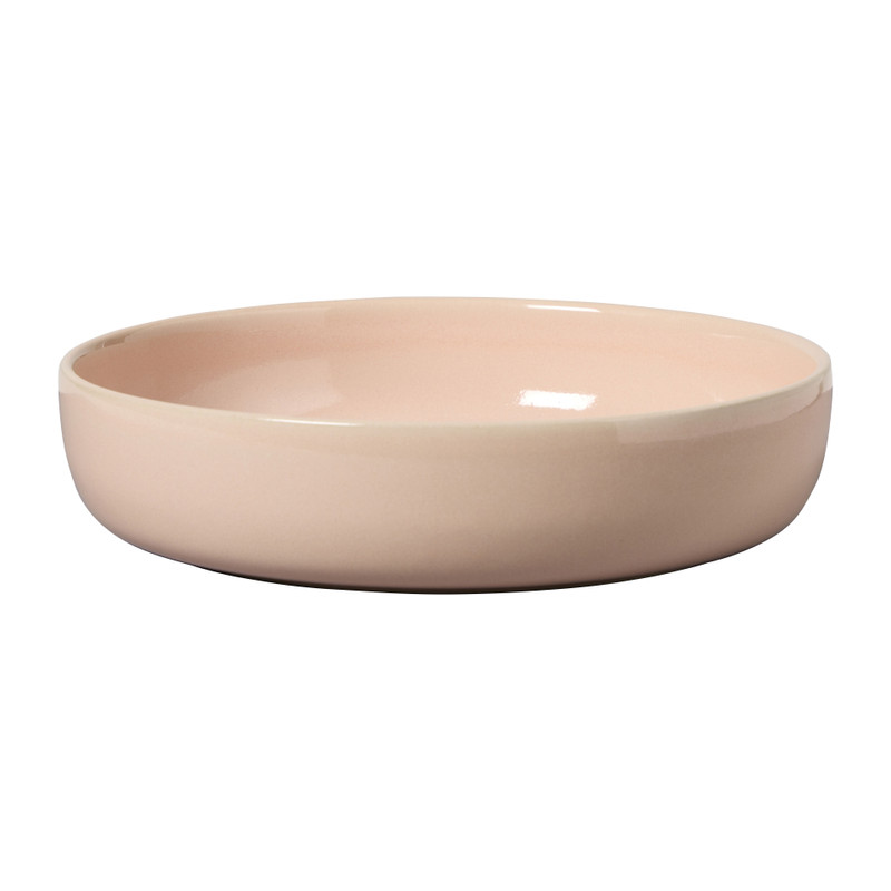Diep bord Lisbon - roze - ø19.5x4.5 cm