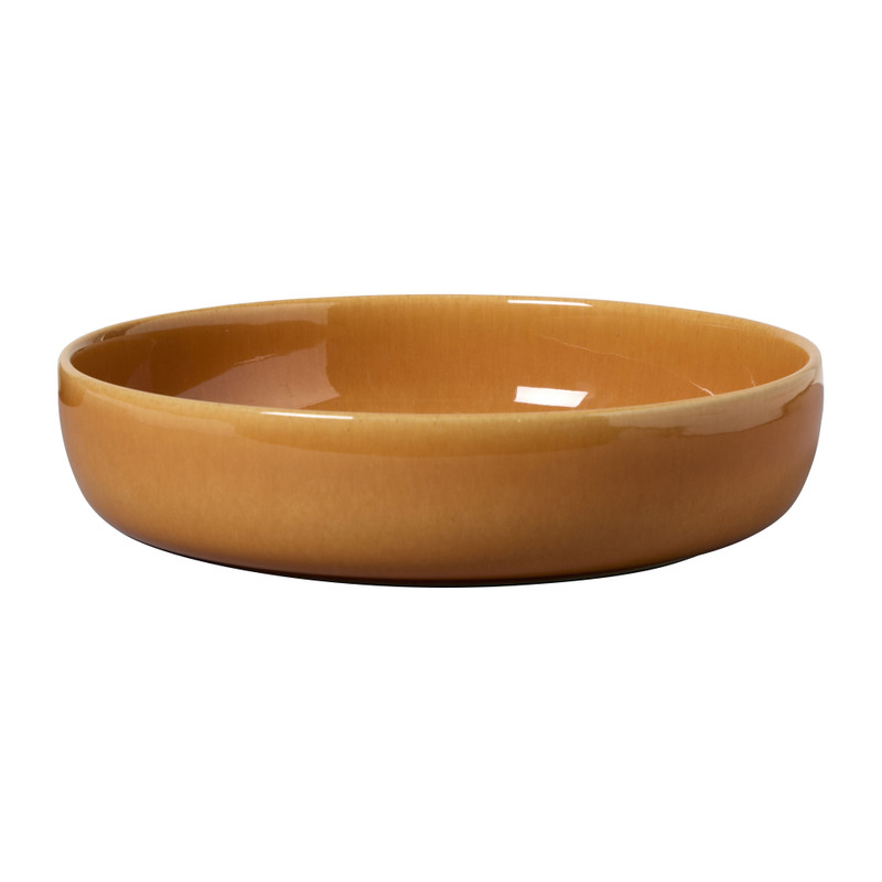 Diep bord Lisbon - caramel - ø19.5x4.5 cm