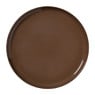 Dinerbord Lisbon - bruin - ø27.5x2.5 cm