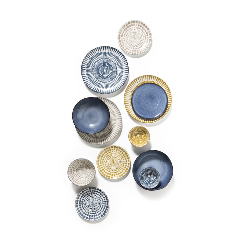 Schaaltje Isla Bonita - blauw - ø11,5x5 cm