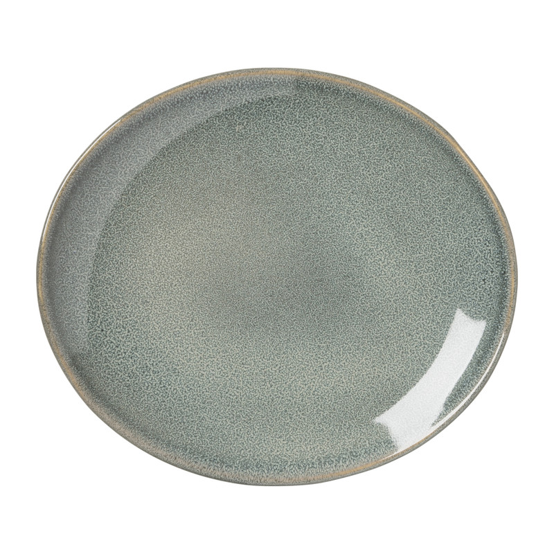 Ontbijtbord Serra - groen/blauw - ø22 cm