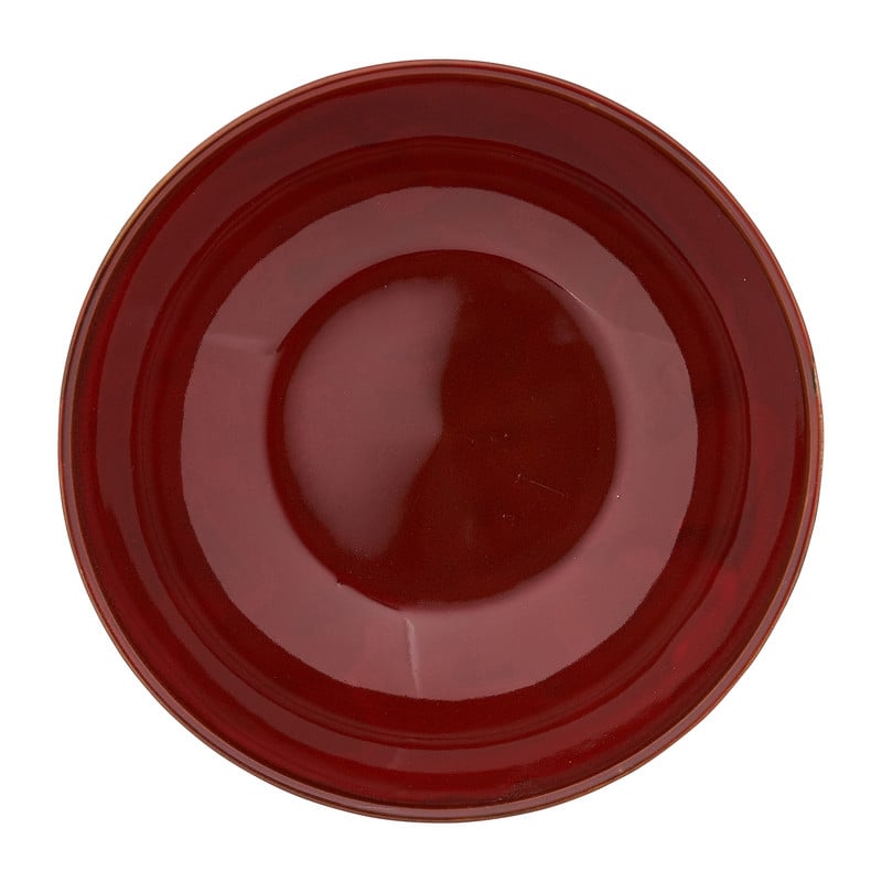 Diep bord terra cotta - 18x6 cm