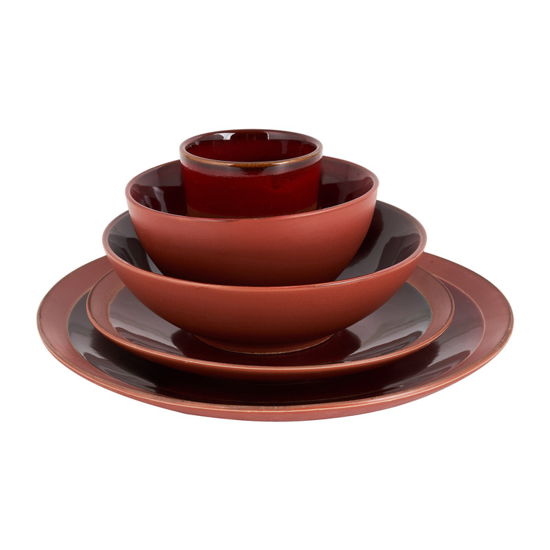 Dinerbord terra cotta - 27 cm