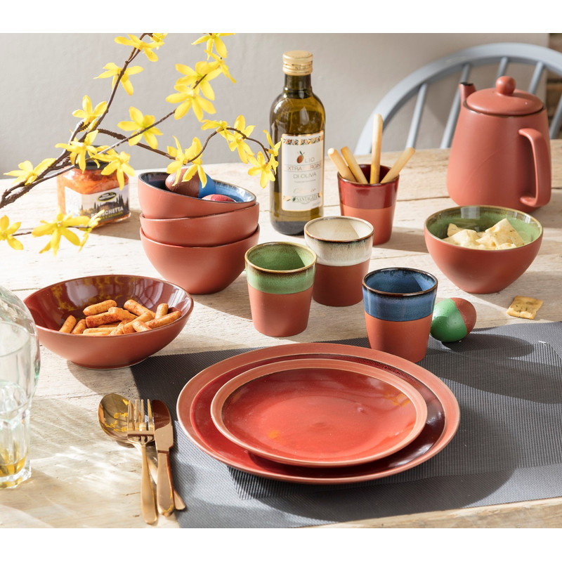 Dinerbord terra cotta - 27 cm