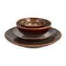 Schaal Isa - bruin - ø11x5.5 cm