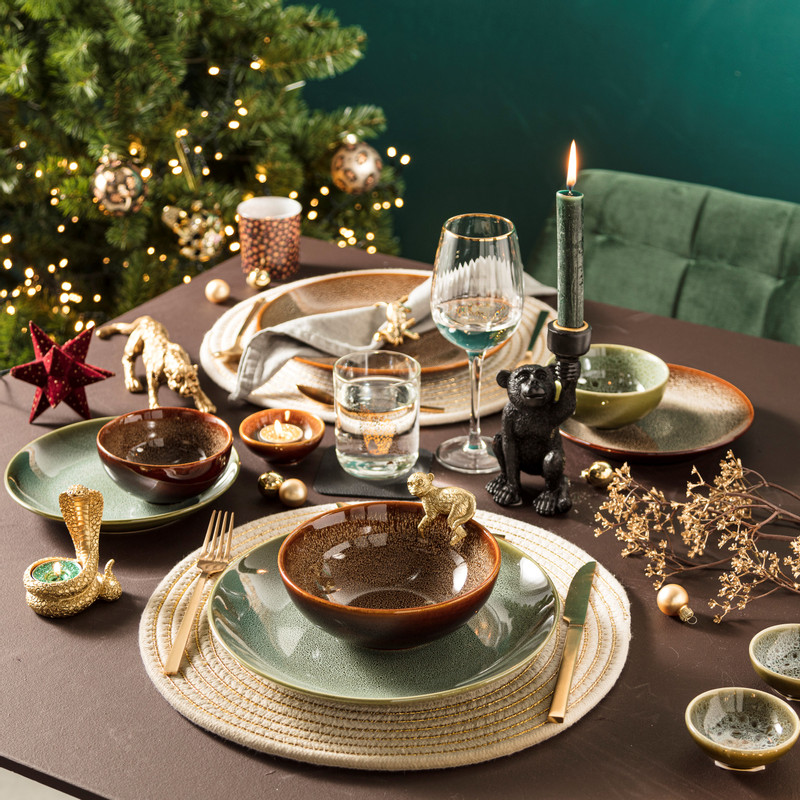 Dinerbord Isa - groen - ø27 cm