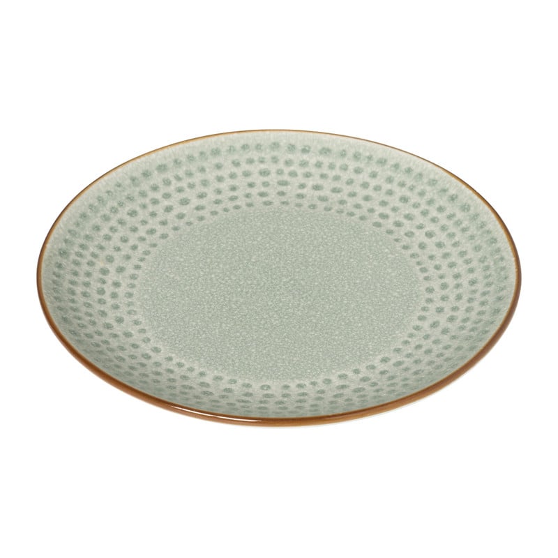 Ontbijtbord Bo - groen - ø21 cm 