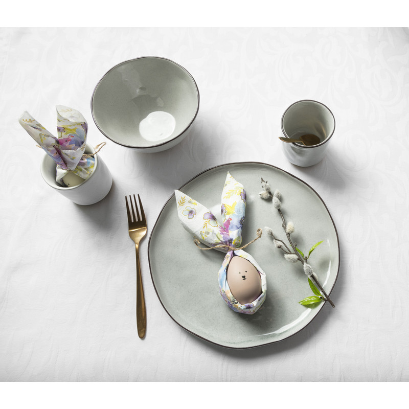 Bord Nordic - grijs - ⌀26 cm