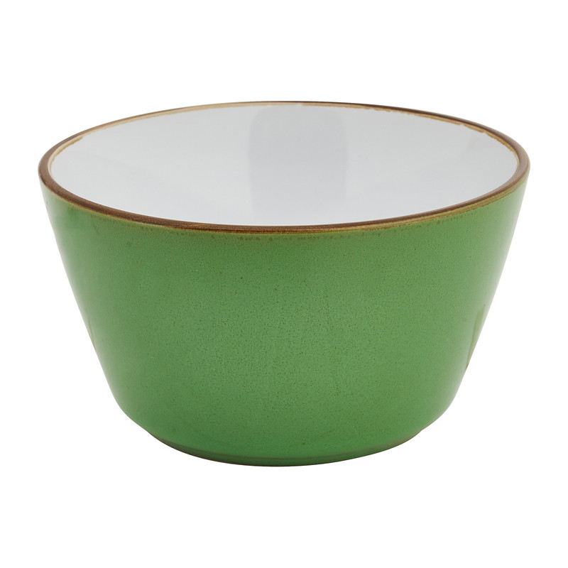 Schaaltje Glossy - groen - ⌀ 14 cm