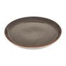 Bord Glossy - grijs - ⌀26.5 cm