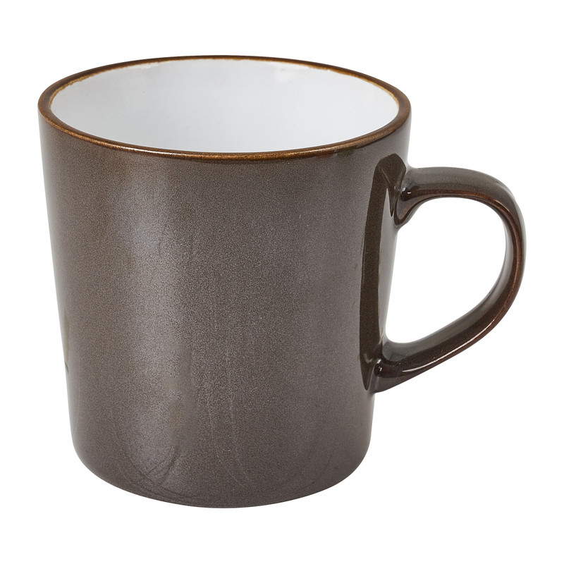 Mok Glossy - grijs - 300 ml 