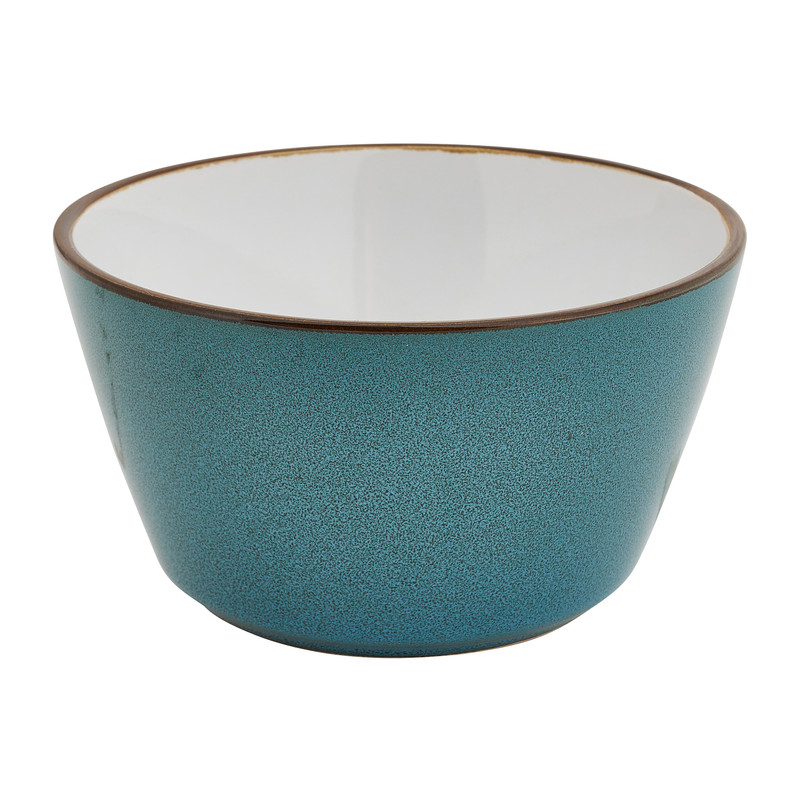 Schaaltje Glossy - blauw - ⌀ 14 cm