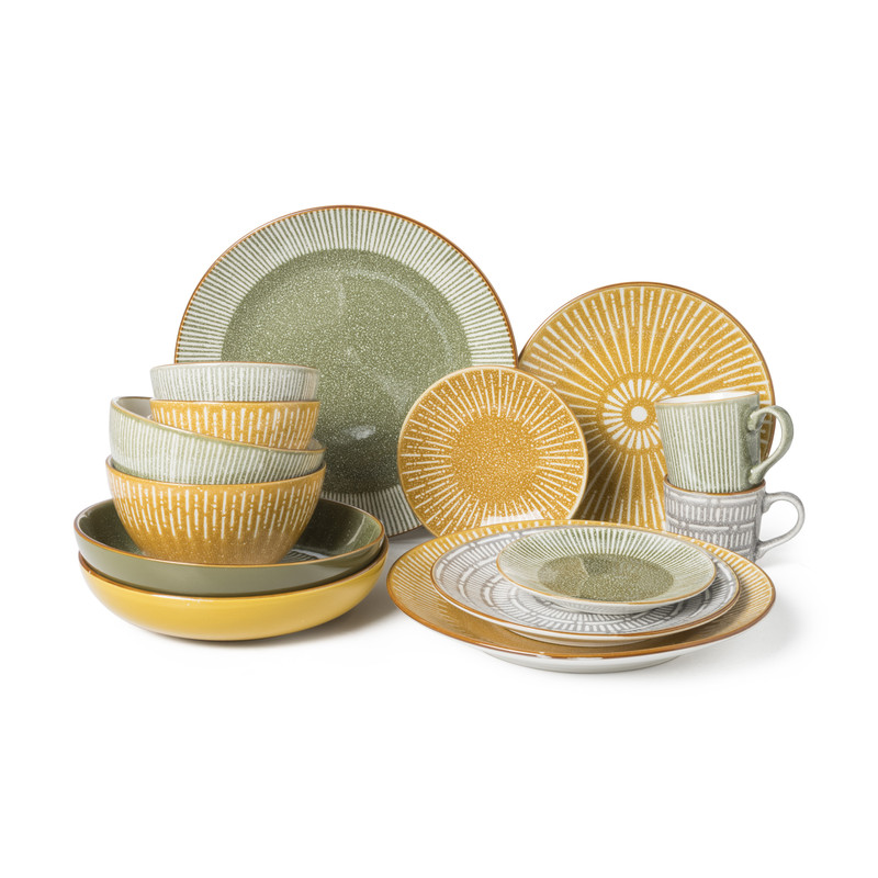 Dinerbord Yara - geel - ⌀26.8 cm