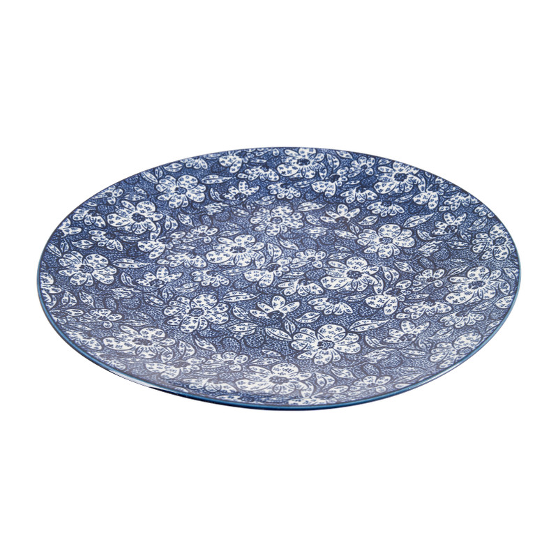 Dinerbord blue print - diverse varianten - ø26 cm