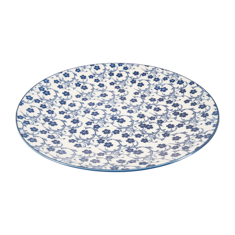 Dinerbord blue print - diverse varianten - ø26 cm