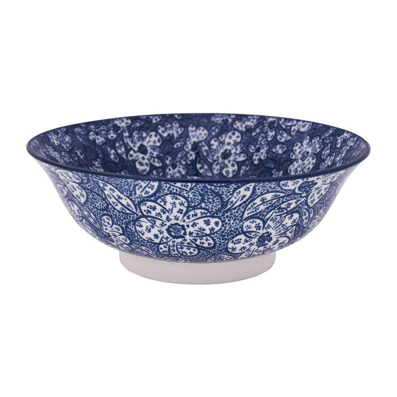 Schaaltje blue print - Ø21x8 cm - diverse varianten