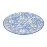 Ontbijtbord blue print - botanic - ⌀21 cm