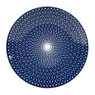 Dinerbord blue print - diamonds - ⌀26 cm
