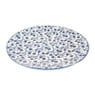 Dinerbord blue print - flowers - ⌀26 cm