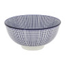 Schaaltje blue print - stripes - ⌀12 cm