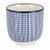 Cup blue print - stripes - 150 ml