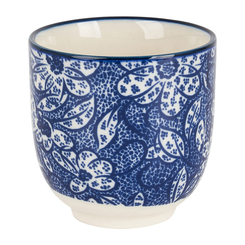 Cup blue print - botanic - 150 ml