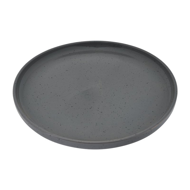 Dinerbord confetti - grijs - ø26 cm 