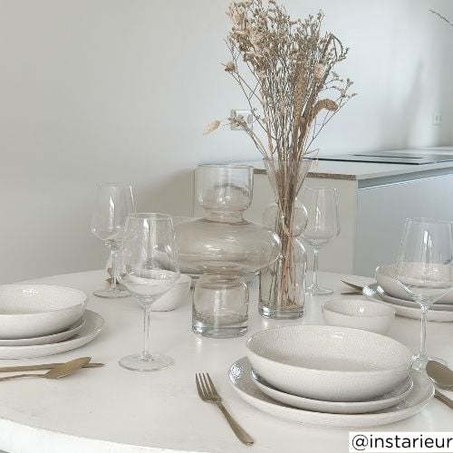 Dinerbord Liv - wit - ø26 cm 