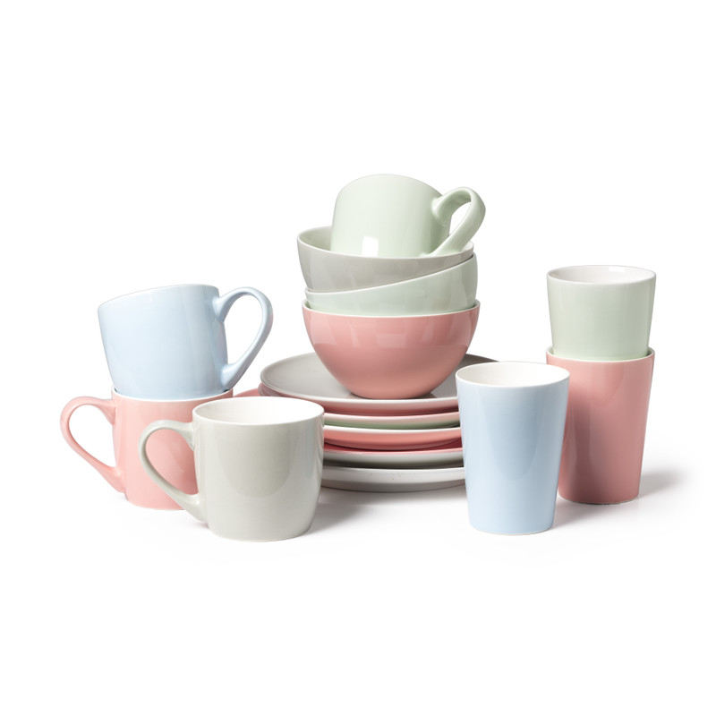 Beker pastel grijs - 250 ml