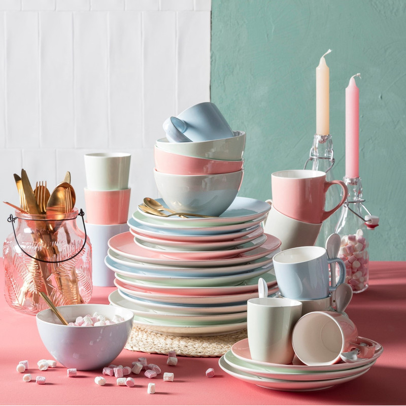 Beker pastel grijs - 250 ml