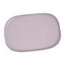 Bord organic - rechthoekig - roze - 26.5x18 cm