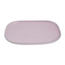 Bord organic - rechthoekig - roze - 26.5x18 cm