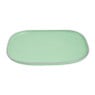Bord organic - rechthoekig - groen - 26.5x18 cm