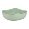 Kom organic vierkant - groen - 15 cm 