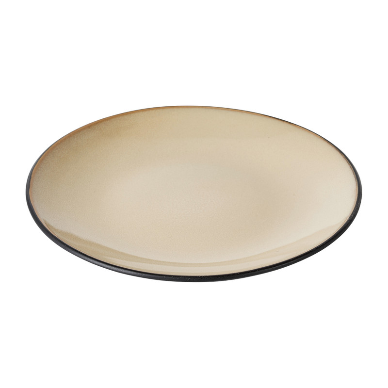 Ontbijtbord Elena - beige - Ø20 cm