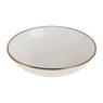 Diep bord goldline - wit/goud - ø20x10 cm